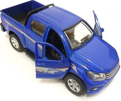 Kovové auto Pick-up - červená - obrázek 1