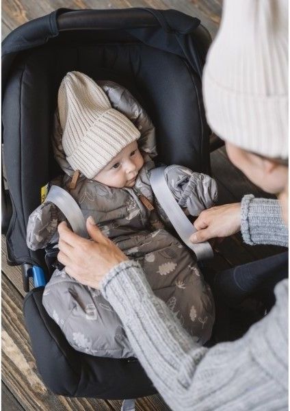 LEOKID Baby Overall Gray Blue Forest 3-9 měsíců - obrázek 2