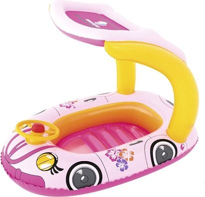 Loďka Bestway 34103 se stříškou růžová - obrázek 1