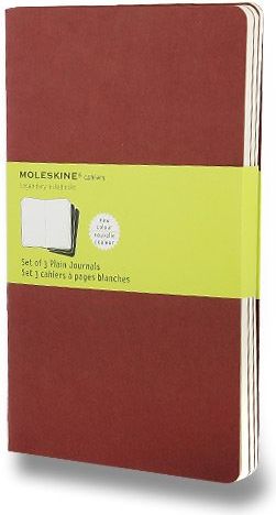 Moleskine Sešity Cahier červené A5  čistý - obrázek 1