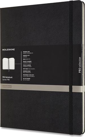 Moleskine Zápisník Professional - tvrdé desky černý - obrázek 1