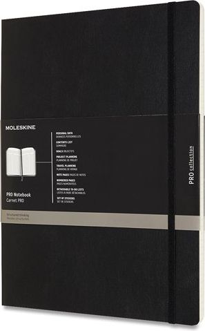 Moleskine Zápisník Professional - měkké desky černý - obrázek 1