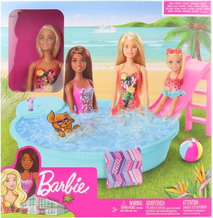 Barbie panenka a bazén - obrázek 1