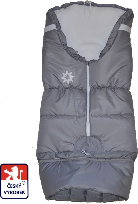 Dětský zimní fusak Dětský svět 3v1 WINTER SPORT světle šedá/bílá - obrázek 1