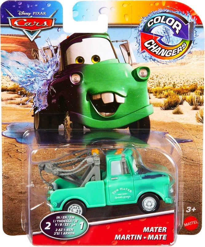 Mattel CARS (Auta) - Color Changers Mater (Burák měnící barvu) - obrázek 1