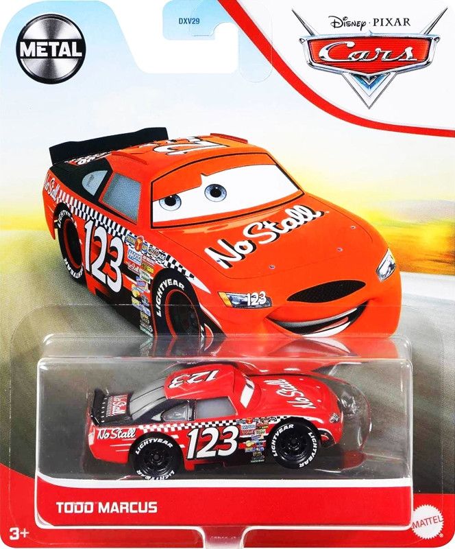 Mattel CARS 3 (Auta 3) - Todd Marcus Nr. 123 - obrázek 1