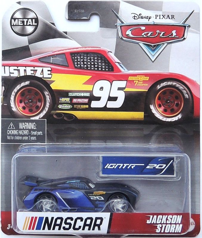 Mattel CARS 3 (Auta 3) - Jackson Storm Nr. 20  (Jackson Hrom) - NASCAR - obrázek 1