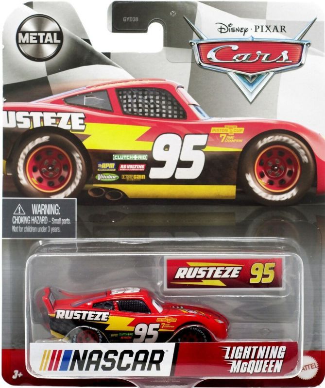 Mattel CARS 3 (Auta 3) - Lighting McQueen Nr. 5 (Blesk McQueen) - NASCAR - obrázek 1