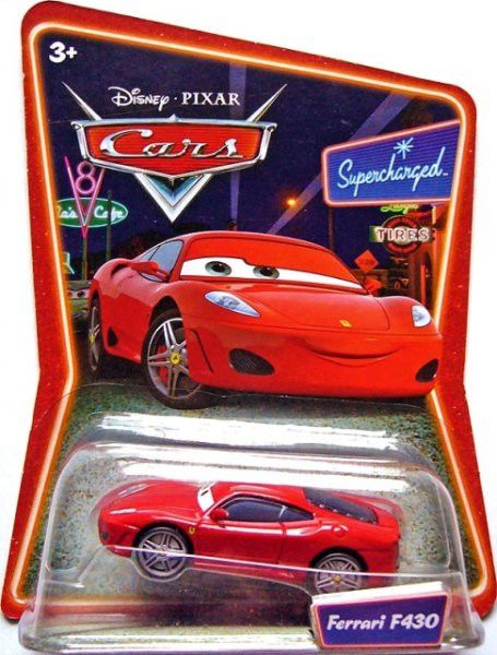 Mattel CARS (Auta) - Ferrari F430 - SUPERCHARGED - obrázek 1