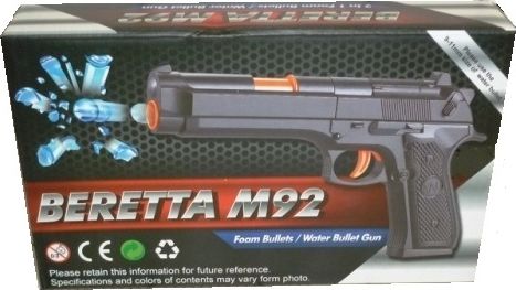 Pistole na kulky vodní Beretta 92 - obrázek 1