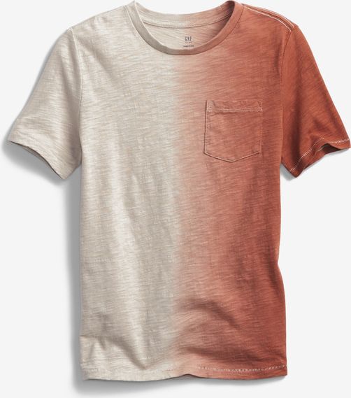 Organic Cotton Dip-Dye Triko dětské GAP | Červená | Chlapecké | XL - obrázek 1