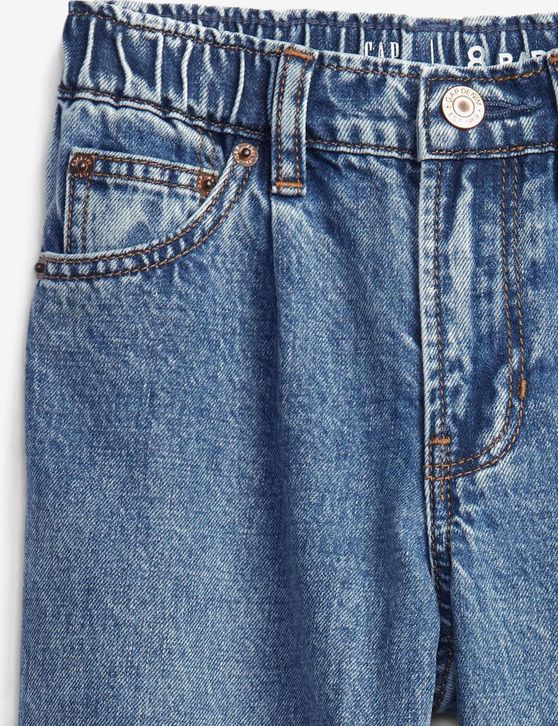 Barrel Washwell™ Jeans dětské GAP | Modrá | Dívčí | 12 - obrázek 4