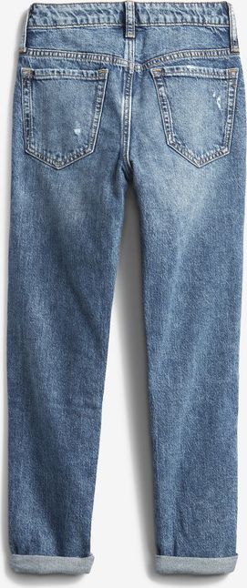 Distressed Girlfriend Washwell™ Jeans dětské GAP | Modrá | Dívčí | 10 - obrázek 3