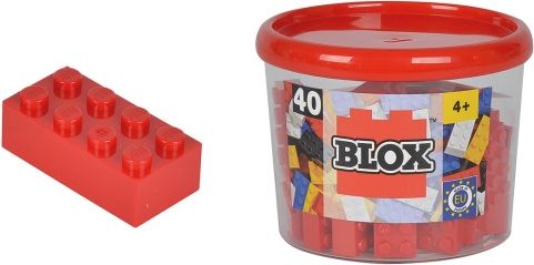 Simba Blox kostky 40 ks - bílá - obrázek 1