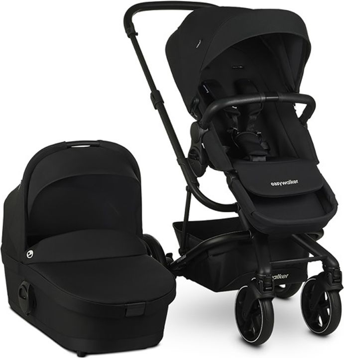 EASYWALKER Set XL kočárek kombinovaný Harvey3 Shadow Black s příslušenstvím - obrázek 2