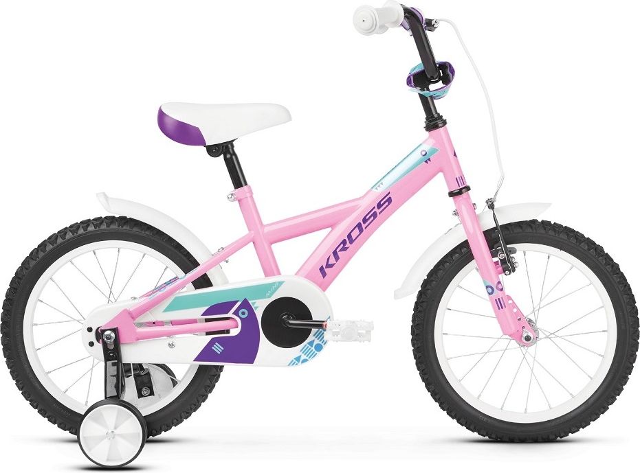 Kross Mini 3.0 16" - model 2019 White / Red / Violet Glossy - obrázek 2