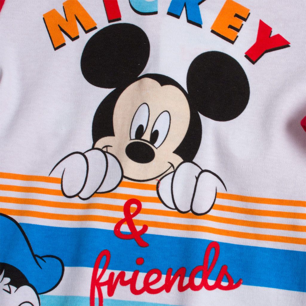 Kojenecký overal MICKEY MOUSE FRIENDS červený Velikost: 68 - obrázek 2