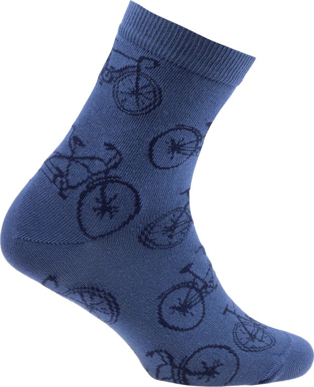 Chlapecké ponožky WOLA JÍZDNÍ KOLA modré Velikost: 21-23 - obrázek 1