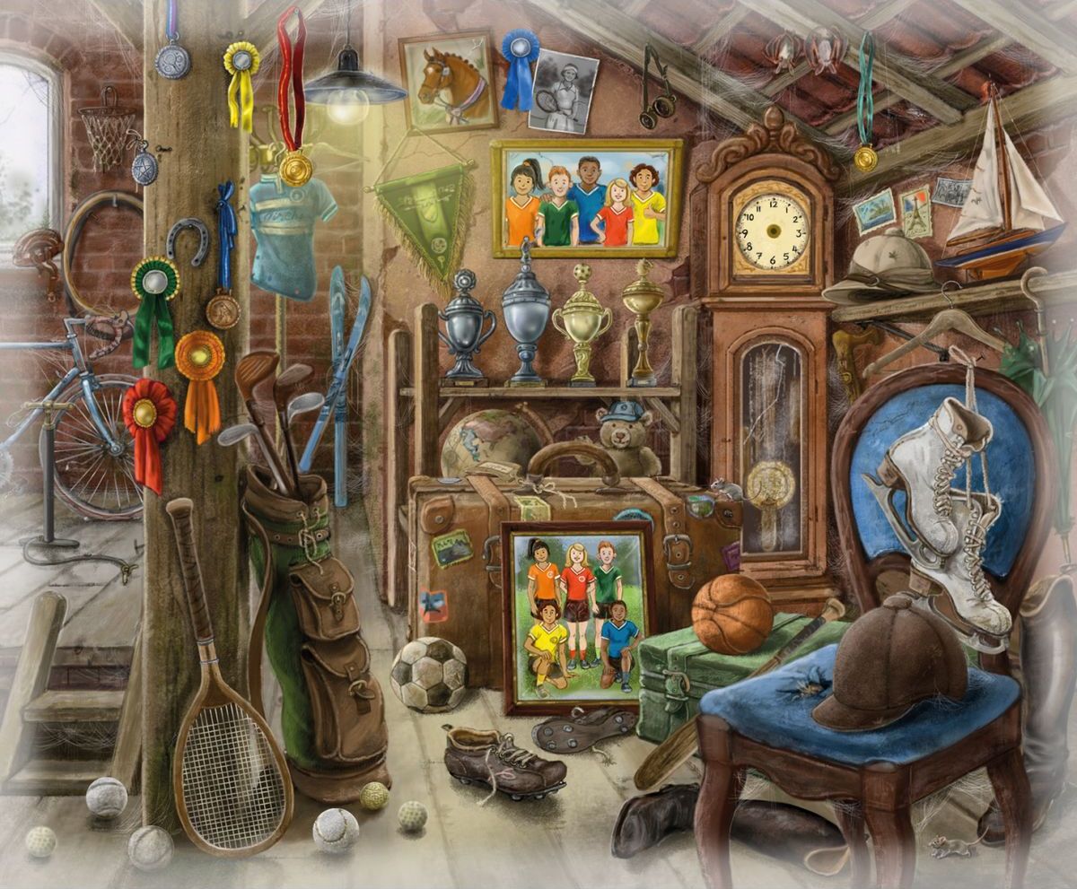Ravensburger Puzzle 168811 Exit Puzzle Podkroví 99 dílků - obrázek 1