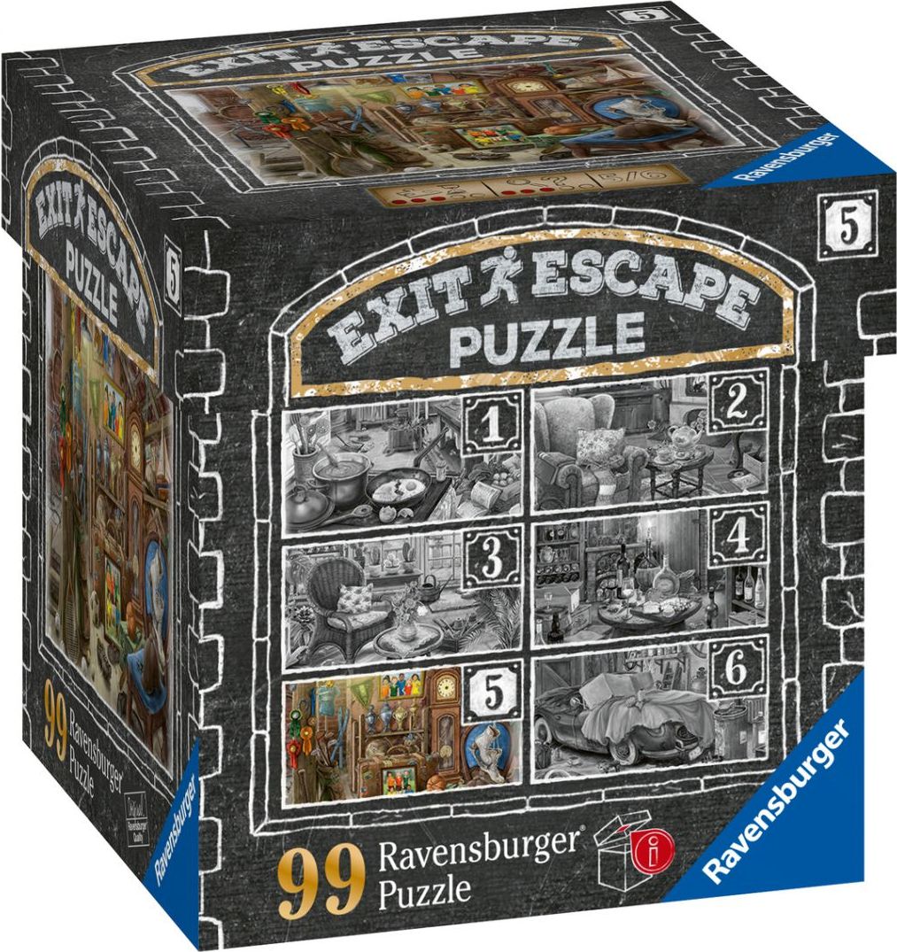Ravensburger Puzzle 168811 Exit Puzzle Podkroví 99 dílků - obrázek 3