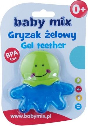 Chladící kousátko Baby Mix chobotnice, Modrá - obrázek 1