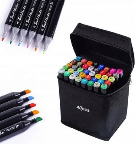 iMex Toys Sada oboustranných fixů 48 ks - obrázek 1