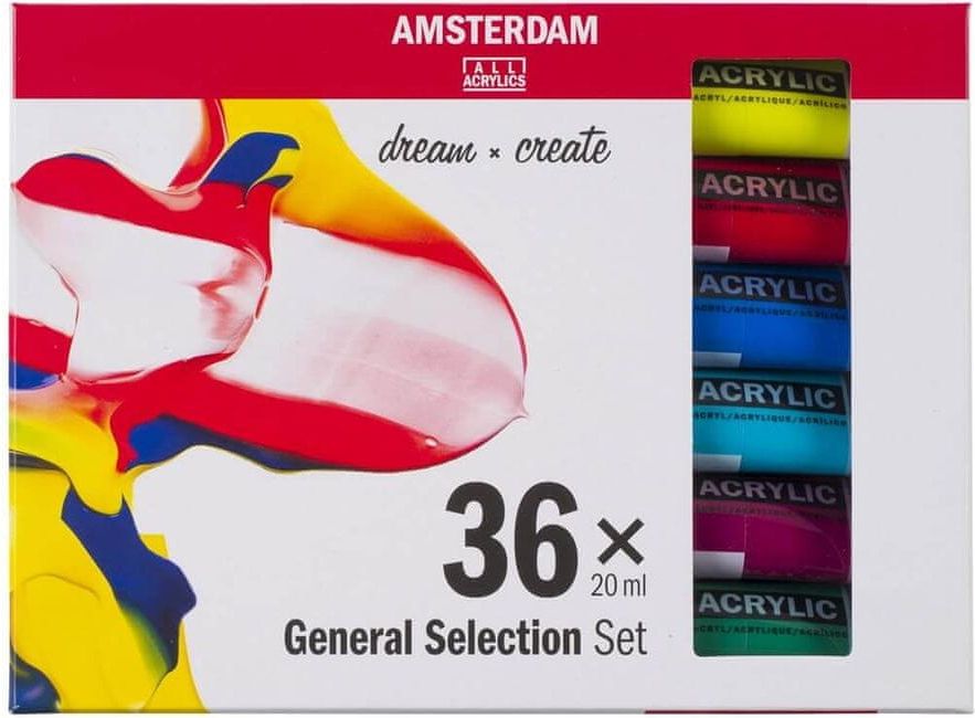 Talens Art Creation Sada akrylových barev Talens Amsterdam 36x20 ml NOVÉ
