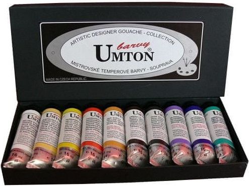 Umton Souprava mistrovských temperových barev Umton 10x16 ml - obrázek 1