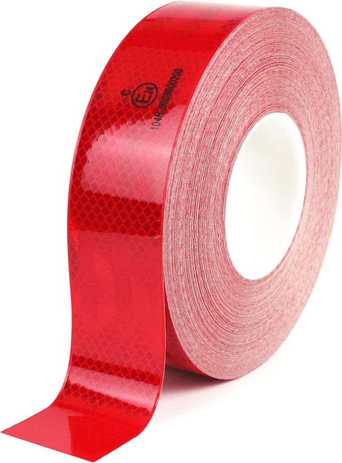 Heskins Reflexní páska ECE104 pro vozidla - Červená Rozměr: 50mm x 50m - obrázek 1