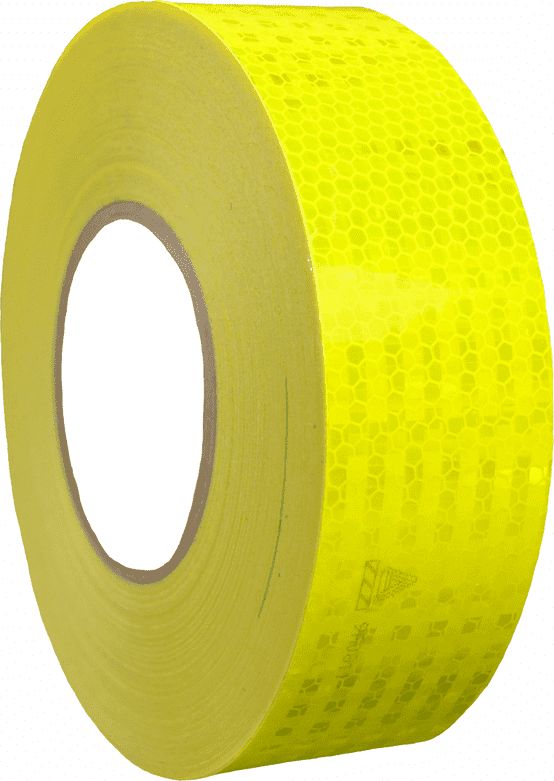 Heskins Mikroprismatická páska - Fluorescenční žlutá Rozměr: 50mm x 45,7m - obrázek 1