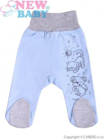 Kojenecké polodupačky New Baby Kamarádi modré, Modrá, 68 (4-6m) - obrázek 1