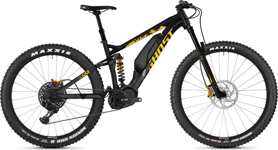 Ghost Hybride SL AMR S3.7+ AL 29" - model 2019 Night Black / Spectra Yellow / Iridium Silver - L (18") - obrázek 1