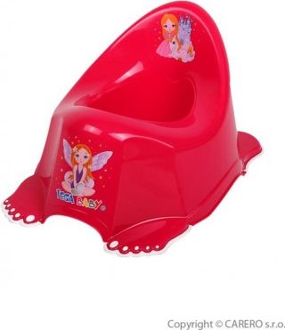 Hrající dětský nočník protiskluzový Malá Princezna růžový, Růžová - obrázek 1