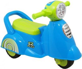 Dětské odrážedlo motorka se zvukem Baby Mix Scooter modré, Modrá - obrázek 1