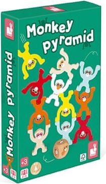 Janod Společenská hra pro děti Opice pyramida - obrázek 1