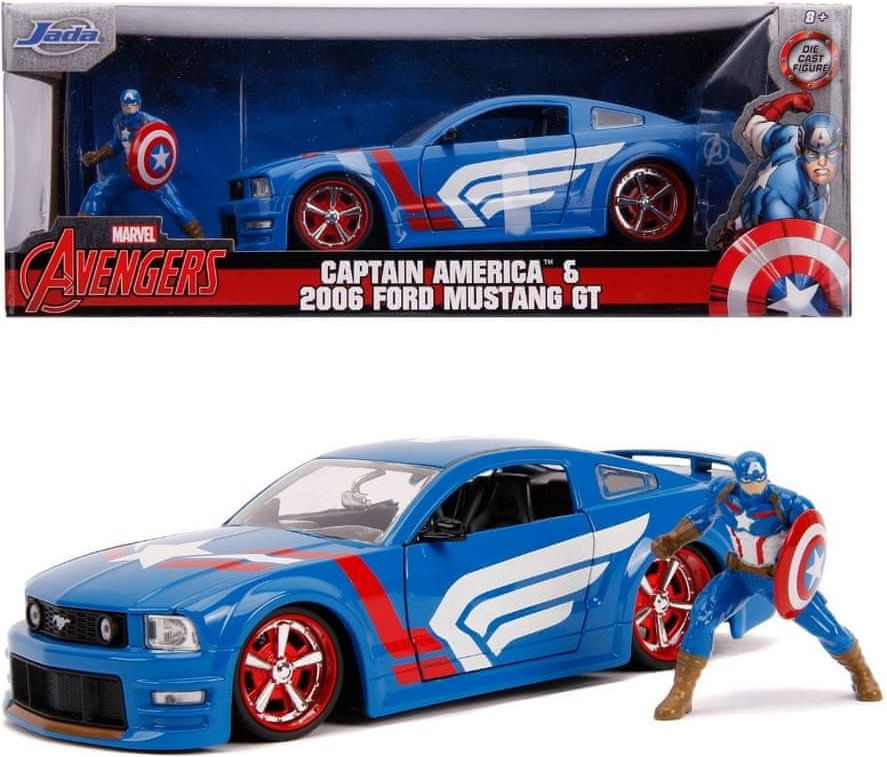 Grooters Model auta Captain America - 2006 Ford Mustang GT - obrázek 1