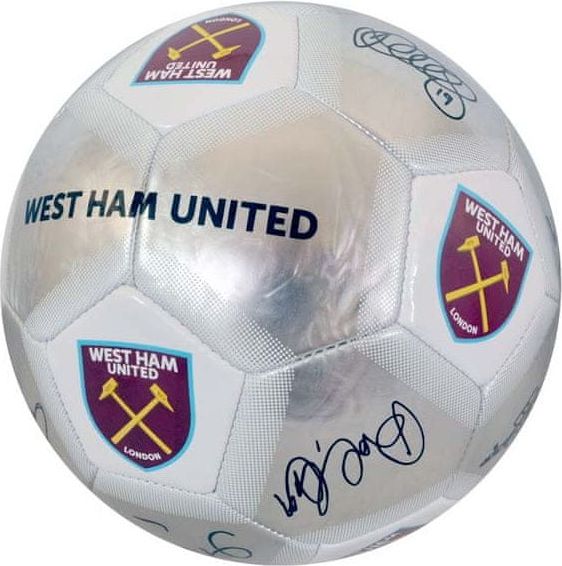 FOREVER COLLECTIBLES Fotbalový míč WEST HAM UNITED FC Signature (velikost 5) - obrázek 1