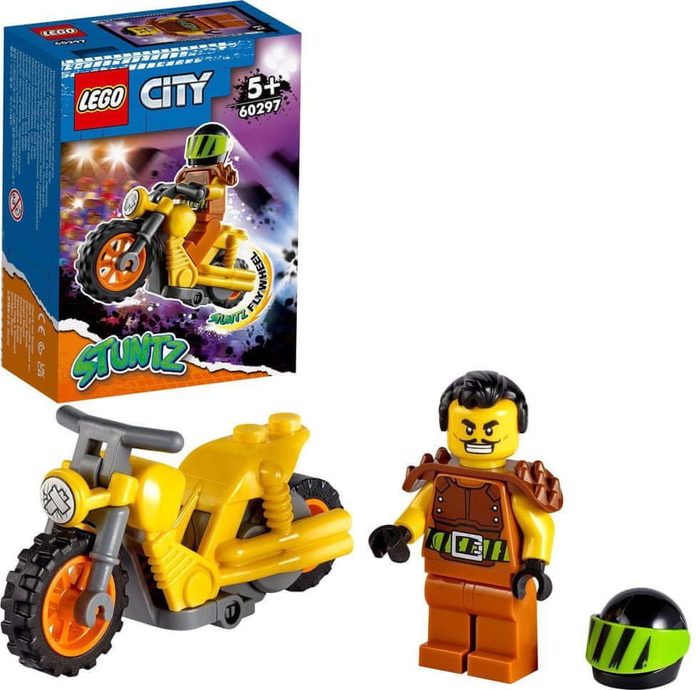 LEGO City 60297 Demoliční kaskadérská motorka - obrázek 1