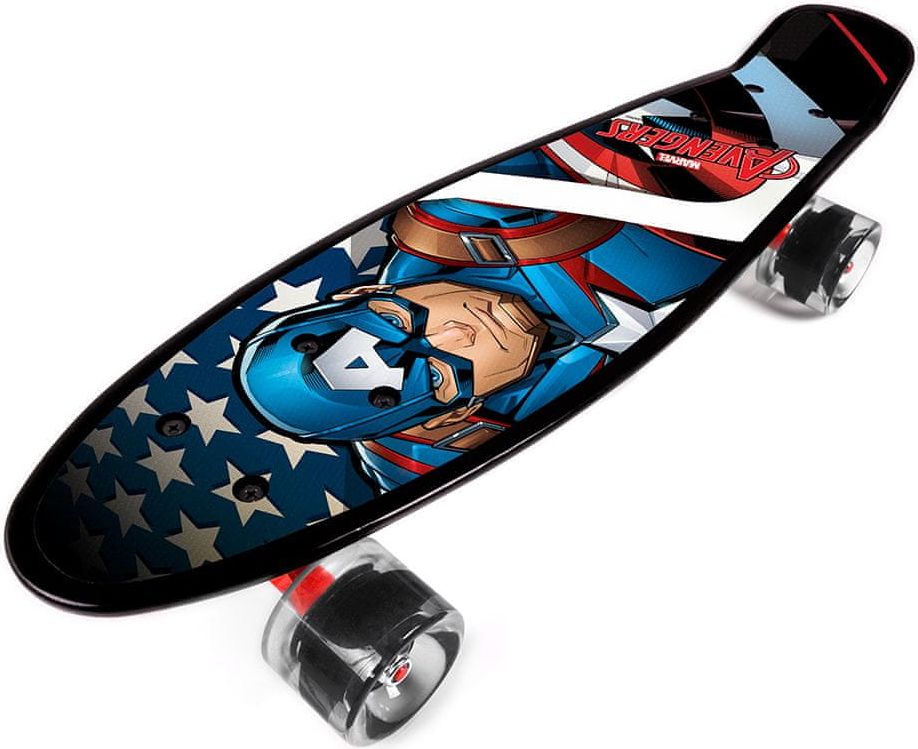 Disney Skateboard plastový captain america-avengers - obrázek 1