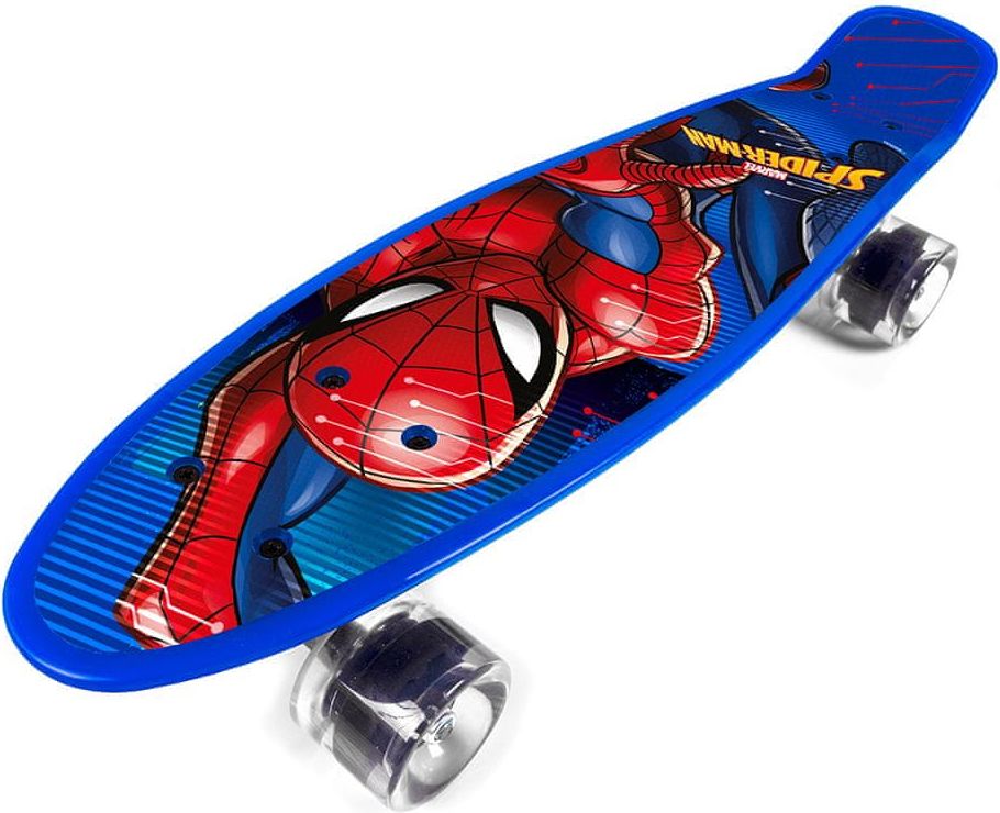 Disney Skateboard plastový spiderman - obrázek 1
