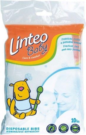 Jednorázové bryndáčky Linteo Baby 10 ks, Dle obrázku - obrázek 1