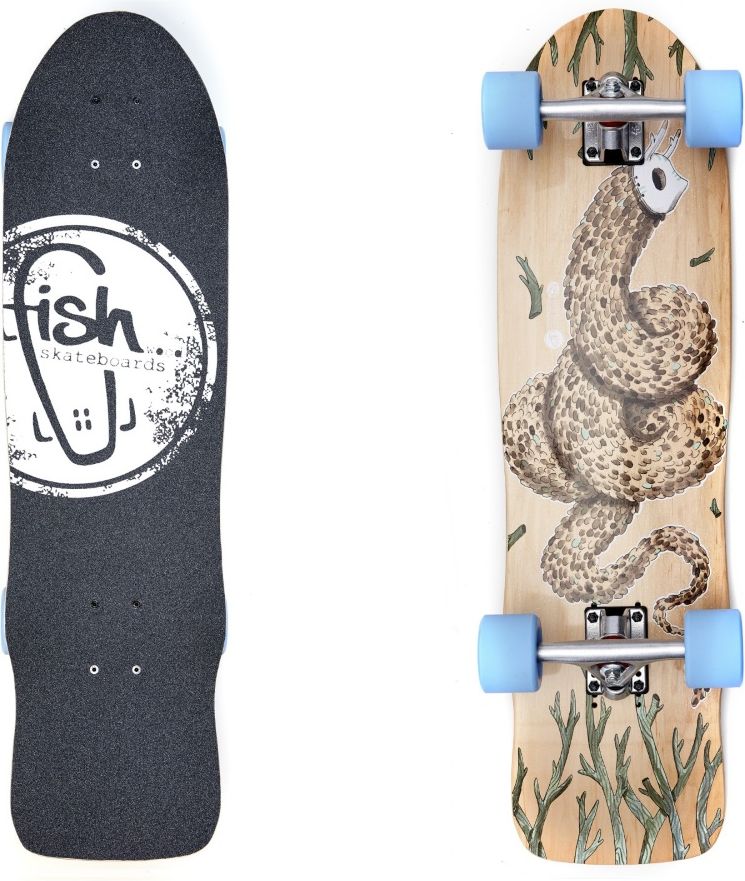Fish Old School Cruiser Seadragon 32" Silver-Blue - obrázek 1