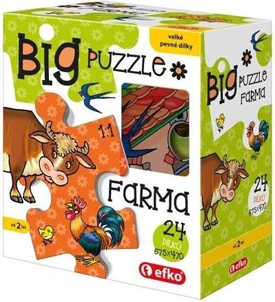 EFKO Puzzle Na dvorku 24 dílků - obrázek 2