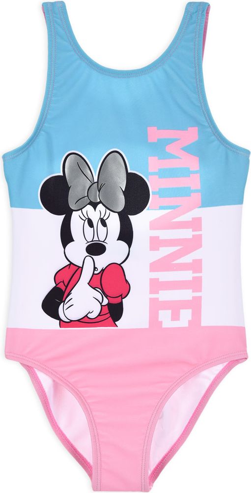 Dívčí plavky DISNEY MINNIE BLOCK světle růžové Velikost: 98 - obrázek 1