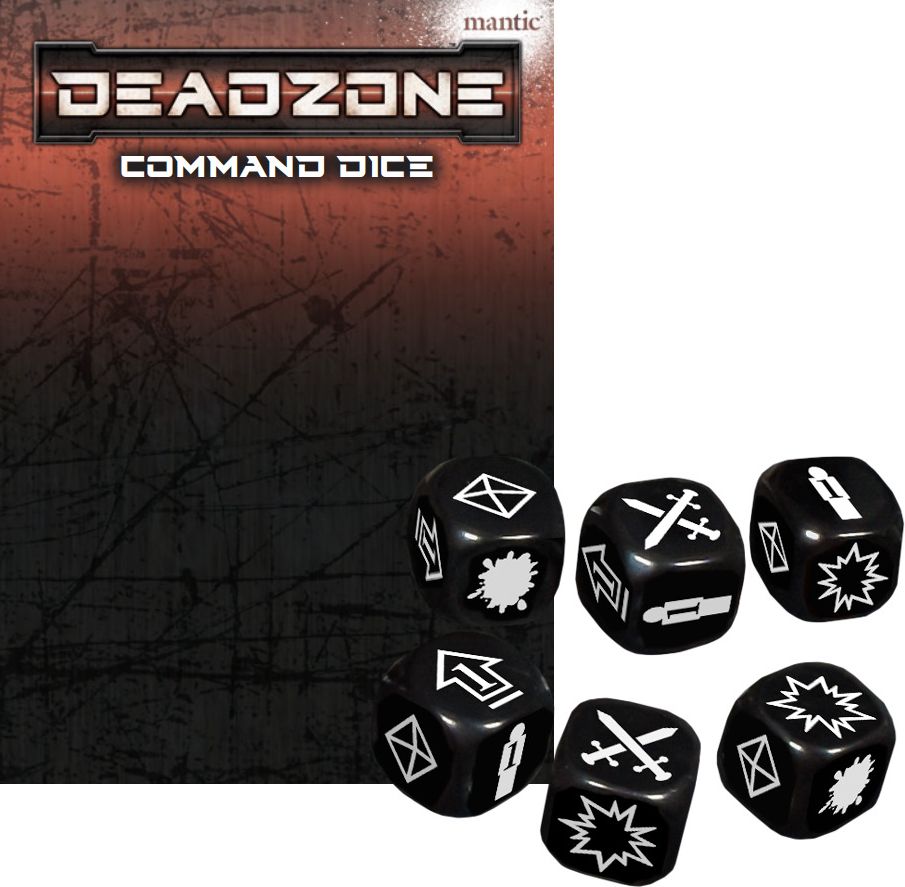 Mantic Games Deadzone Command Dice Pack - obrázek 1