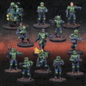 Mantic Games Deadzone GCPS Recon Squad Starter - obrázek 1