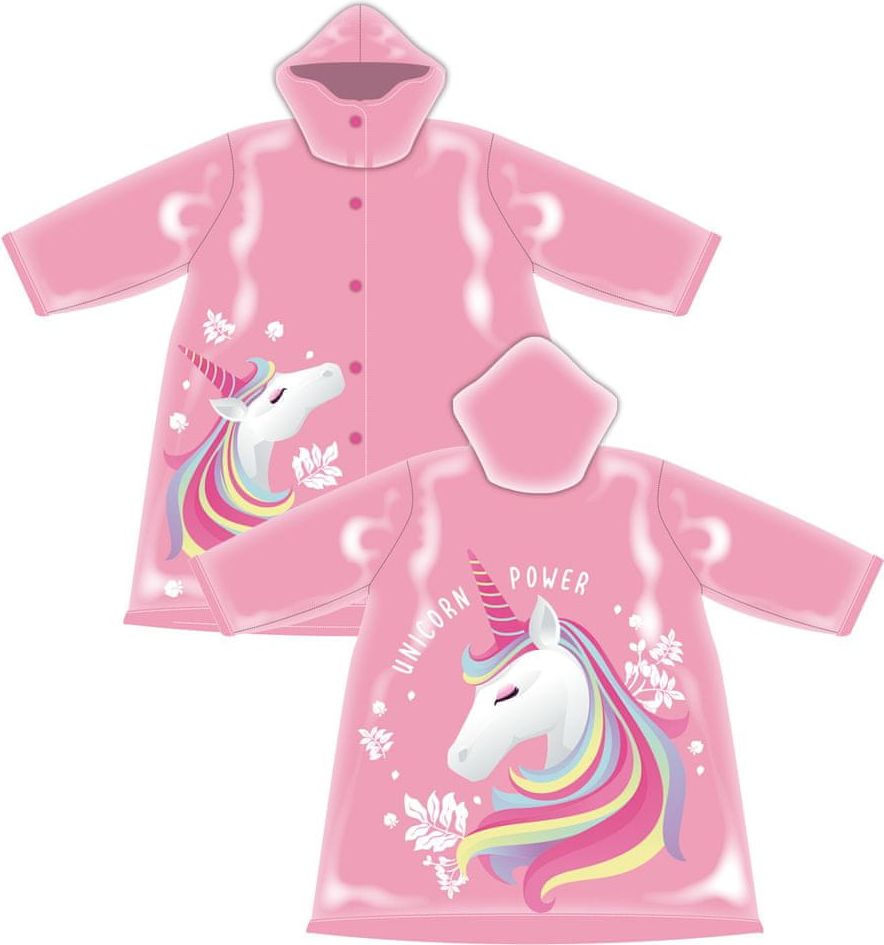 Disney dívčí pláštěnka Unicorn růžová 98/104 - obrázek 1