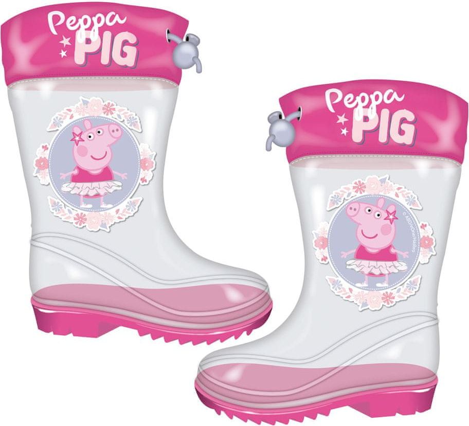 Disney dívčí holínky Peppa Pig pp13970 růžová 24 - obrázek 1
