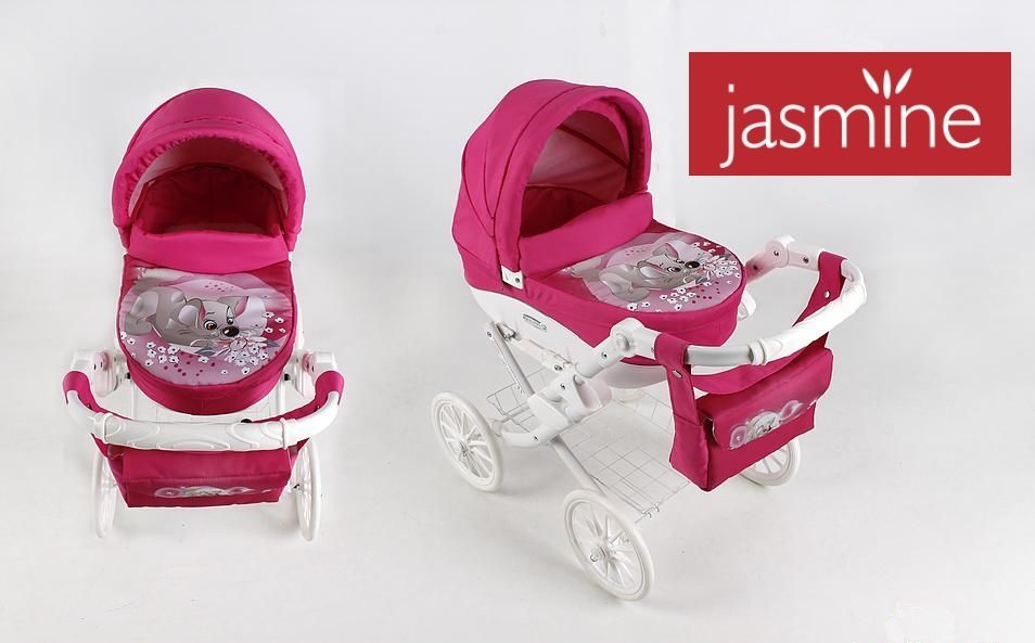 JASMINE Kočárek na panenky Jasmine Kids pejsek - obrázek 1