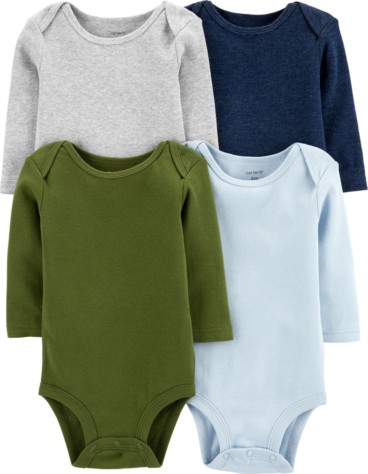CARTER'S Body dlouhý rukáv - chlapec 4 ks, 24 m/vel. 92 - obrázek 1